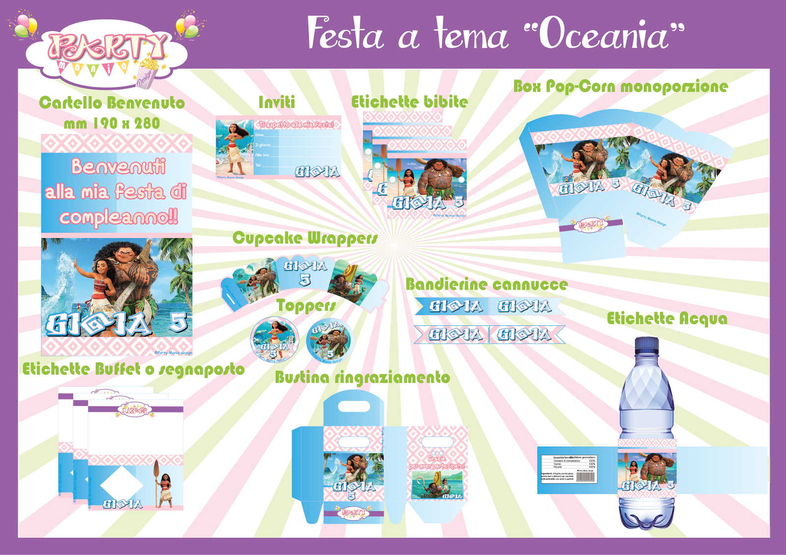 Festa stampabile a tema 
